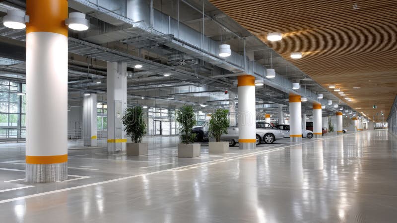 Plazas organizadas en el garaje